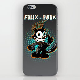 Felix the punk iPhone Skin