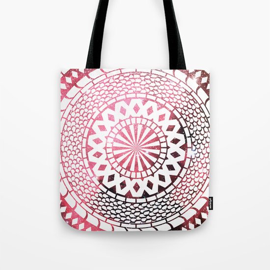 Nebula Snake Mandala Tote Bag