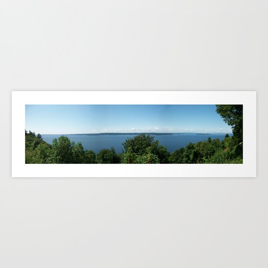 View From The Hill Art Print