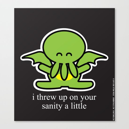 Happy Thulhu Canvas Print