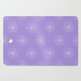 Positively Purple Daisies Cutting Board