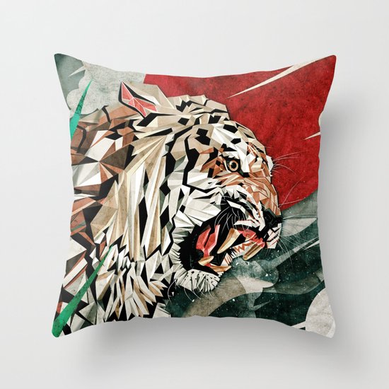 "Panthera Tigris" Throw Pillow