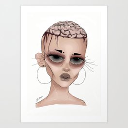 Brain Dead Art Print