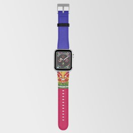 Haiti flag emblem Apple Watch Band