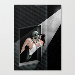 Stranger in the night Canvas Print