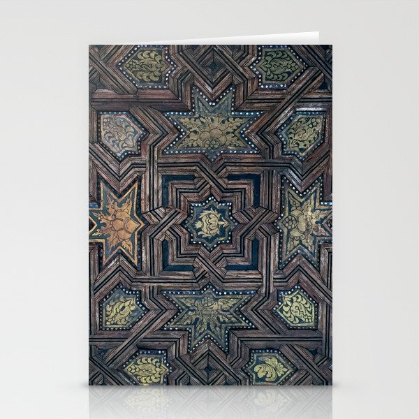 Spain Photography - Fascinating Patterns In The Ceiling Stationery Cards