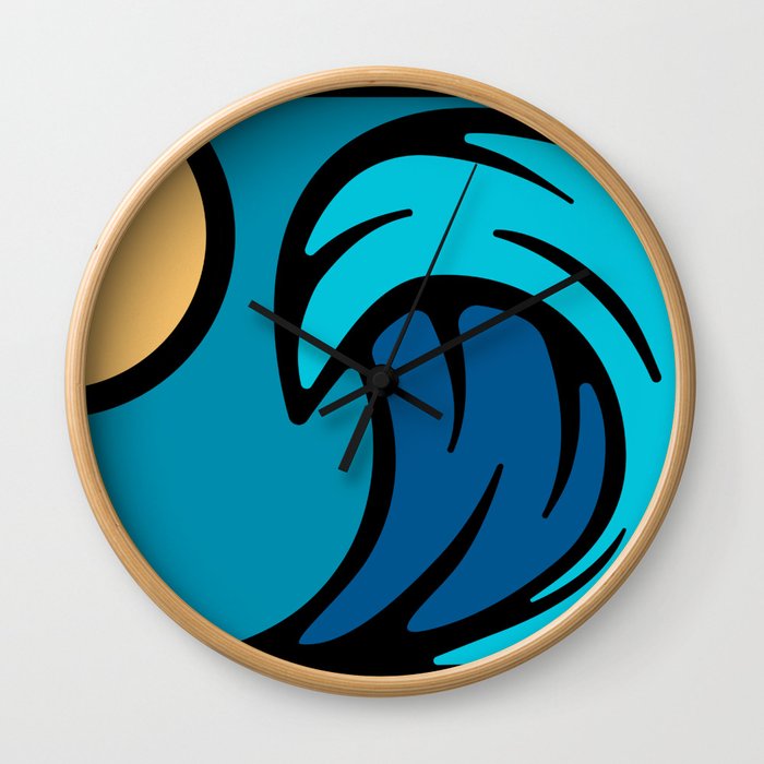 Wave Wall Clock