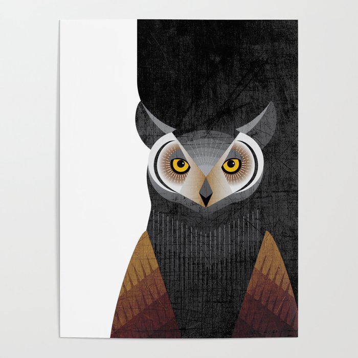 Great Horned Owl Poster