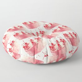 Cherry Cake Pattern Floor Pillow