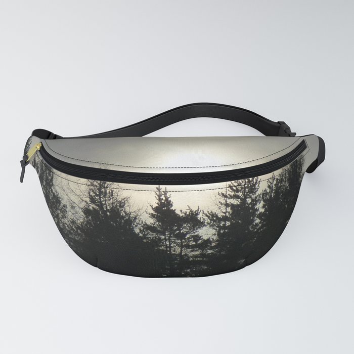 Winter Light Tree Top View Fanny Pack