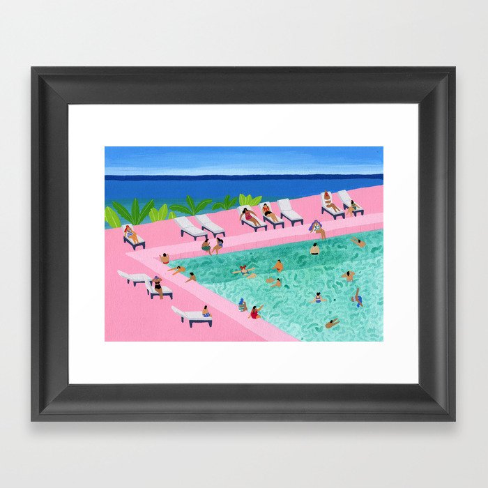 Seaview Framed Art Print