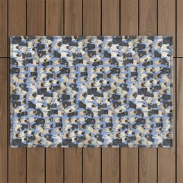 Pug Week Grumble by BigBlackDogStudio Outdoor Rug