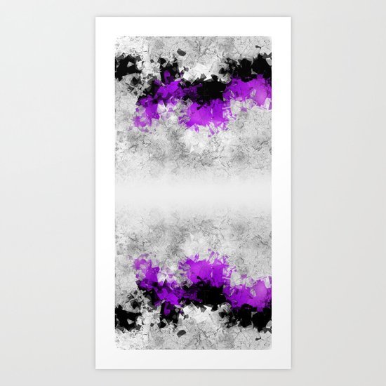 window curtain - puzzle -1- Art Print