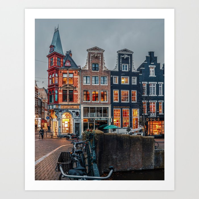 Amsterdam Nights | Fine art travel photography print from the Netherlands | Art Print