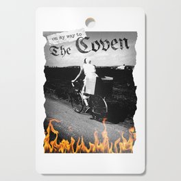 Coven collage flames Cutting Board