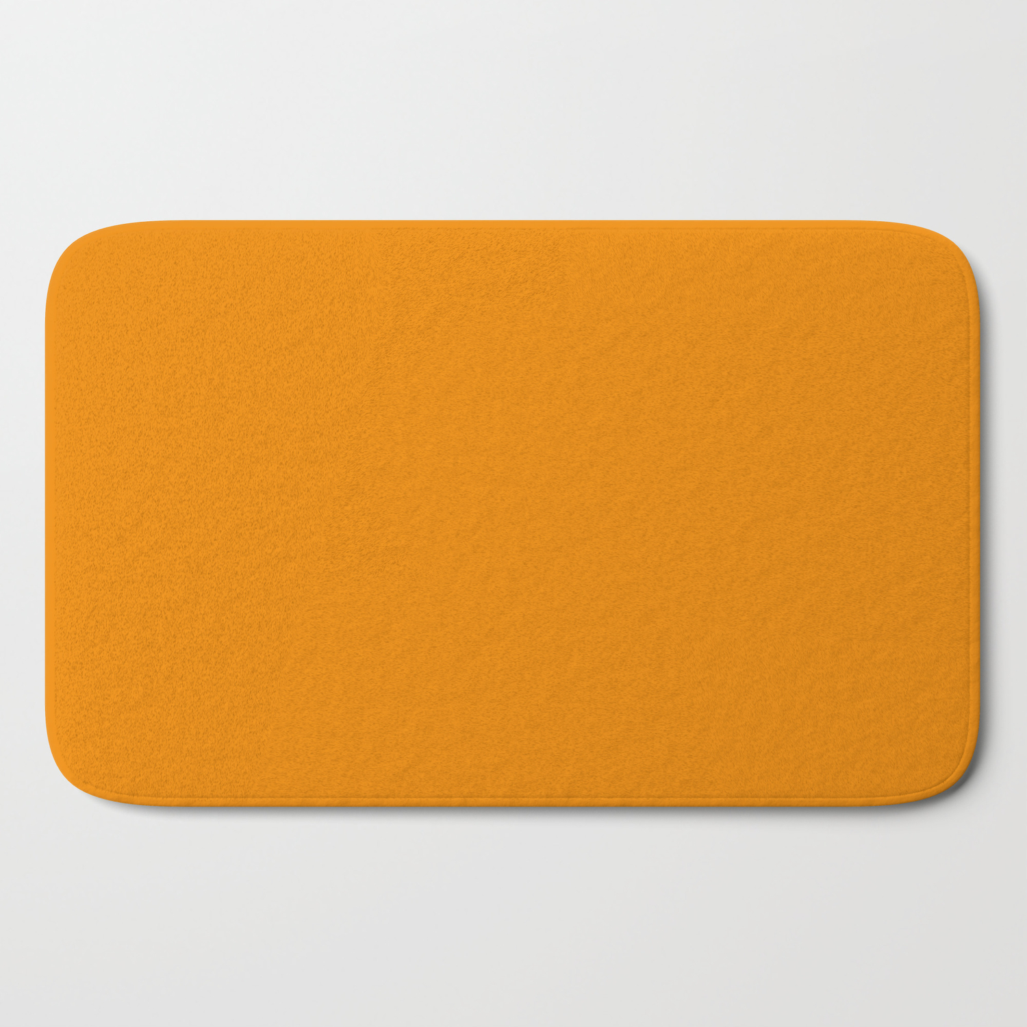 orange bath mat