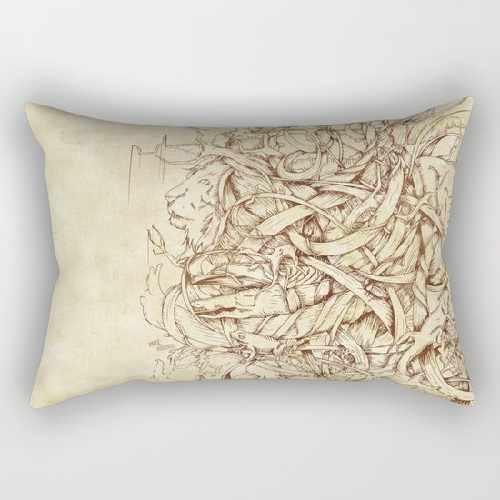 Water,Earth & Air Rectangular Pillow
