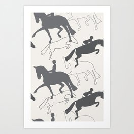 English Equestrian Sports Art Print