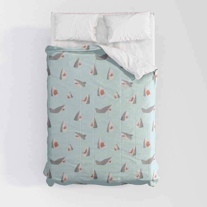 shark attack pattern Comforter