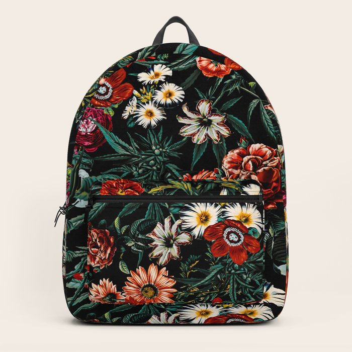 floral pattern backpack