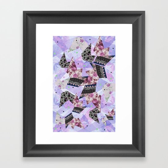 FLORAL HYPNOSIS Framed Art Print