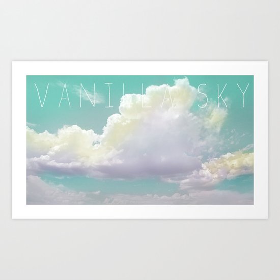 Vanilla sky Art Print