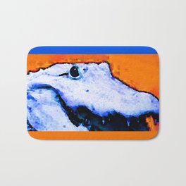 Gator Art - Swampy - Florida - Sharon Cummings Bath Mat
