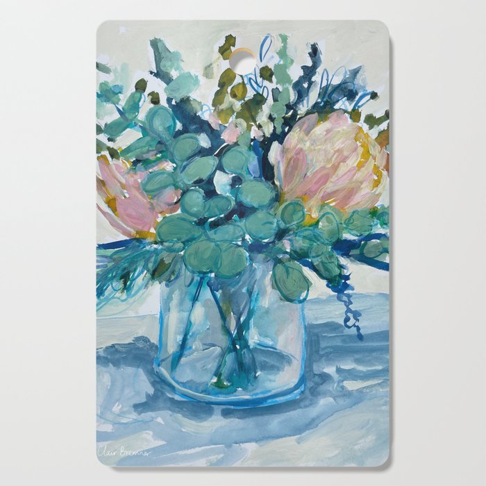 Australian Floral 1 Cutting Board