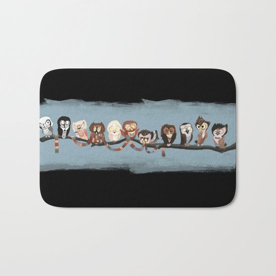 Doctor Hoo - Painted Version Bath Mat