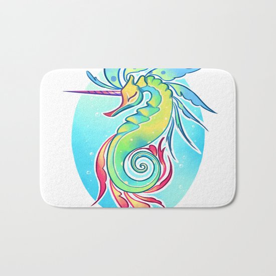 Sea Unicorn Bath Mat