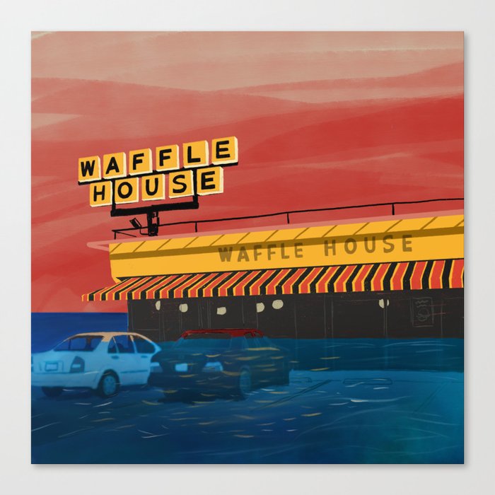 Waffle House, 2060 Canvas Print