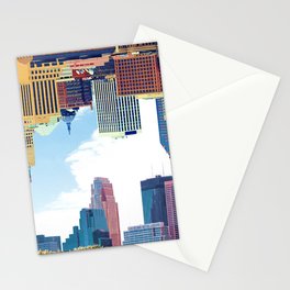 Twin Cities Minneapolis and Saint Paul Stationery Card