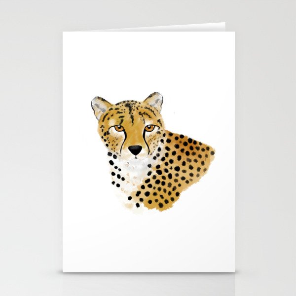 Cheetah Stationery Cards