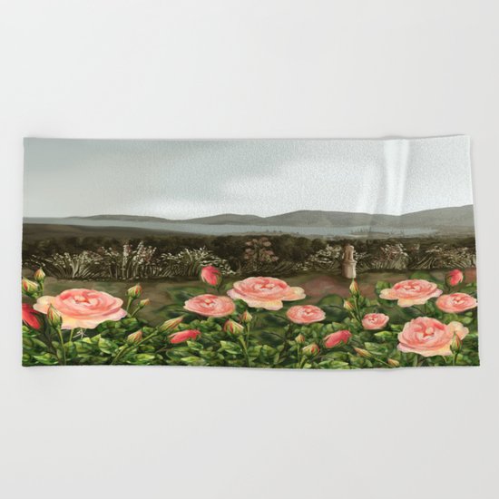 Le Rose Beach Towel