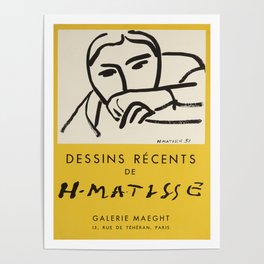 Dessins Récents by Henri Matisse Poster