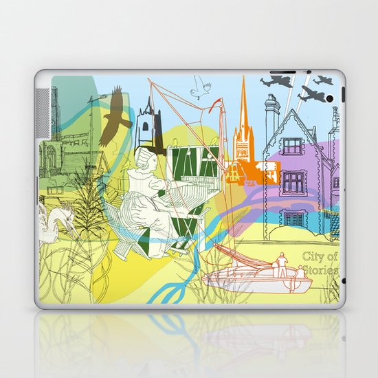 Norwich- City of Stories Laptop & iPad Skin