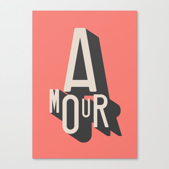 Amour Canvas Print