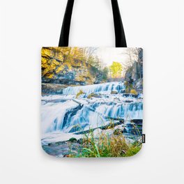 The Colorful Waterfall | Long Exposure Photography #2 Tote Bag