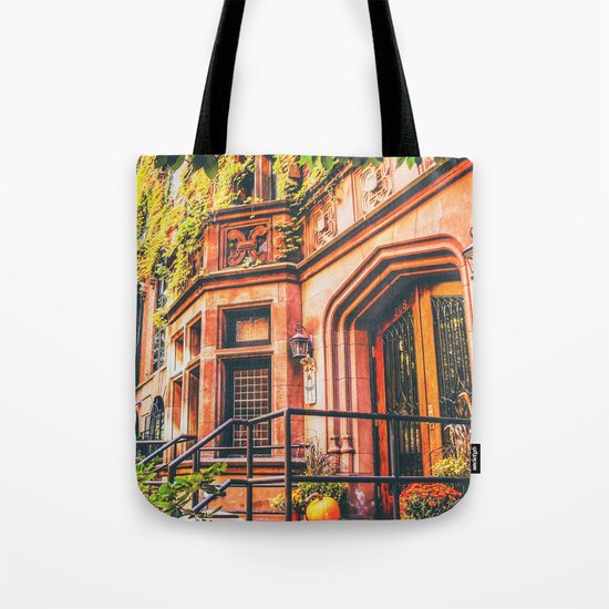 New York City Autumn Pumpkin Tote Bag