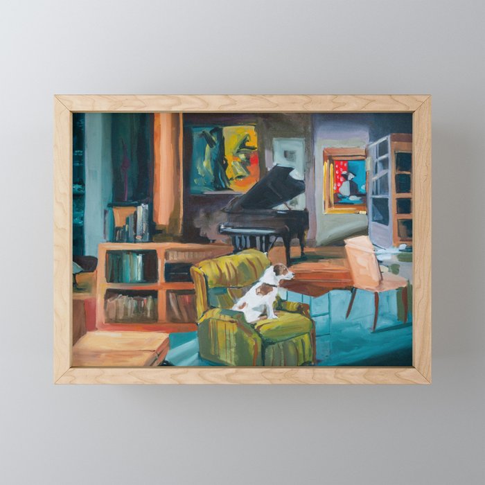 Frasier’s apartment Framed Mini Art Print