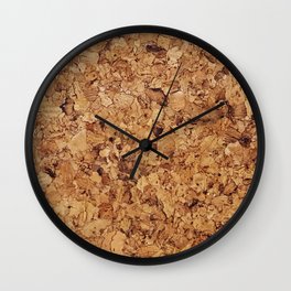 Cork pattern Wall Clock