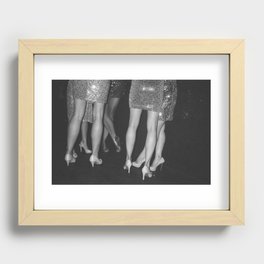 Disco Girls  Recessed Framed Print