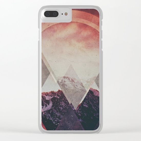 Fractions B14 Clear iPhone Case