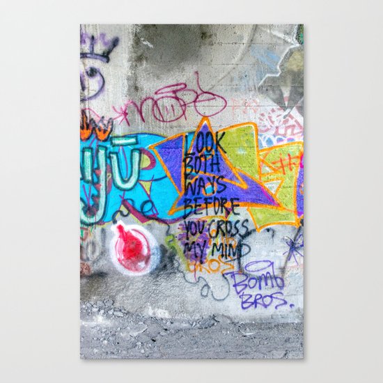 Look Both Ways Canvas Print