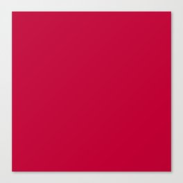 Crimson Glory Solid Color Canvas Print