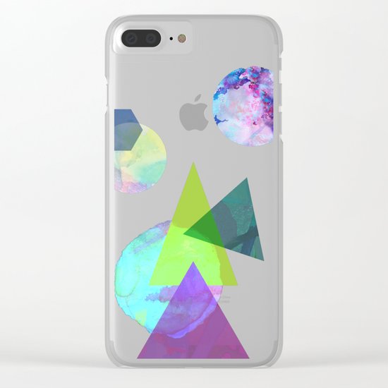 Abstract 5 Clear iPhone Case