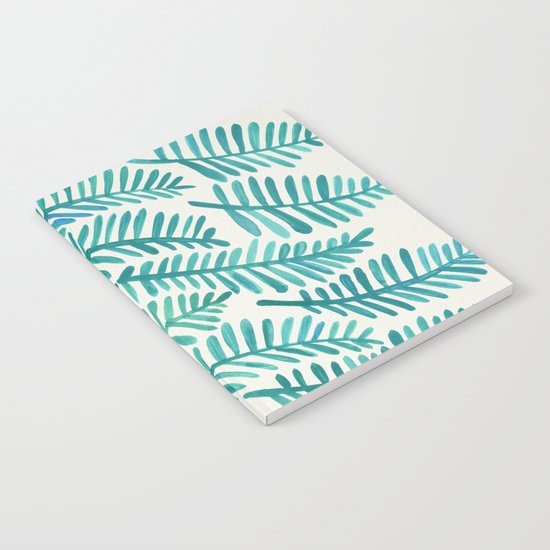 Green Fronds Notebook