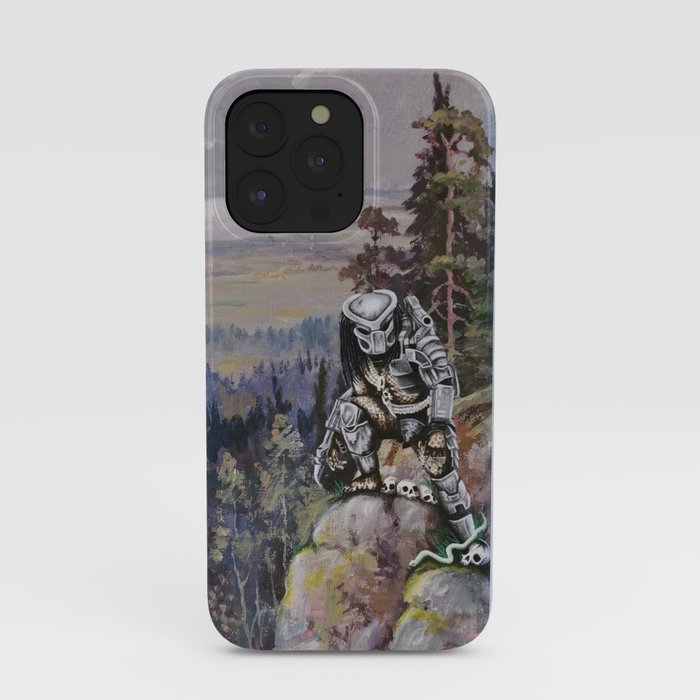 Thrift shop painting, The Predator iPhone Case