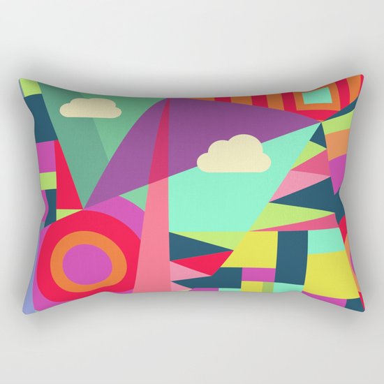 Geometric#7 Rectangular Pillow