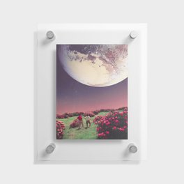 Blossoming World Floating Acrylic Print